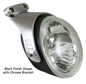 Replacement Headlight Chrome Plated V-Rod 02 / Later & Custom Ap Replaces HD 68880-01