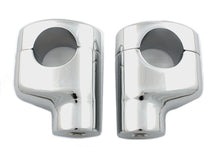 Load image into Gallery viewer, 2-1/4" Riser Set Chrome 2006 / 2017 FXDWG 1-1/4" handlebars"