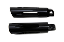 Load image into Gallery viewer, Black Milled Style Slasher Footpeg Set 0 /  All models with female mounting block.