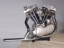 Load image into Gallery viewer, 2 into 1 Chrome Exhaust Header Set 1966 / 1969 FL