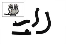 Load image into Gallery viewer, 2 into 1 Black Exhaust Pipe Header Set 1948 / 1957 FL