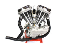 Load image into Gallery viewer, 2 into 1 Black Exhaust Pipe Header Set 1948 / 1957 FL