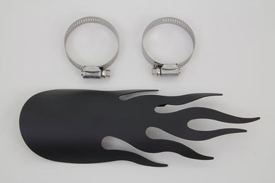 Black Flame Heat Shield 0 /  Custom application for 2-1/4
