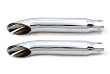 Load image into Gallery viewer, 16" Turn Out Muffler Set Chrome 0 /  Custom Application