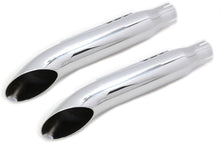 Load image into Gallery viewer, 16" Turn Out Muffler Set Chrome 0 /  Custom Application