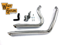 Load image into Gallery viewer, Wyatt Gatling Exhaust Drag Pipe Set Side Sweeper 1986 / 2017 FXST