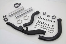 Load image into Gallery viewer, Black Replica Panhead Exhaust Header Kit 1948 / 1957 FL