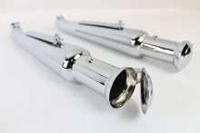 Load image into Gallery viewer, Chrome Megaphone Upsweep Muffler Set 0 /  Custom application