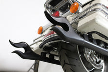 Load image into Gallery viewer, 36 Straight Flame Exhaust Pipe Extension Set Black 1995 / 2016 FLT