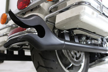 Load image into Gallery viewer, 36 Straight Flame Exhaust Pipe Extension Set Black 1995 / 2016 FLT