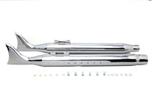Load image into Gallery viewer, M8 Chrome Fishtail Muffler Set 2017 / UP FLT