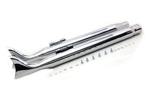 Load image into Gallery viewer, M8 Chrome Fishtail Muffler Set 2017 / UP FLT