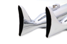 Load image into Gallery viewer, M8 Chrome Fishtail Muffler Set 2017 / UP FLT