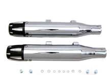 Load image into Gallery viewer, Chrome Highlighted Revolver Tip Muffler Set 2014 / 2017 XL