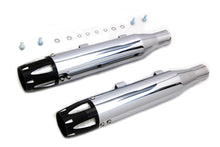 Load image into Gallery viewer, Chrome Highlighted Revolver Tip Muffler Set 2014 / 2017 XL