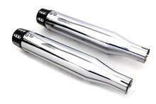 Load image into Gallery viewer, Chrome Tapered Revolver Tip Muffler Set 2014 / 2017 XL
