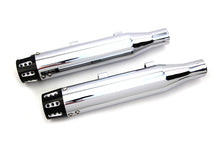 Load image into Gallery viewer, Chrome Tapered Revolver Tip Muffler Set 2014 / 2017 XL