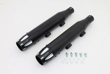 Load image into Gallery viewer, Black Highlighted Revolver Tip Muffler Set 2014 / 2017 XL