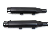 Load image into Gallery viewer, Black Tapered Revolver Tip Muffler Set Black 2014 / 2017 XL