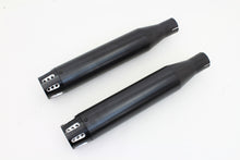 Load image into Gallery viewer, Black Tapered Revolver Tip Muffler Set Black 2014 / 2017 XL