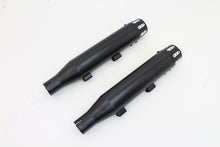 Load image into Gallery viewer, Black Tapered Revolver Tip Muffler Set Black 2014 / 2017 XL