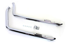 Load image into Gallery viewer, Drag Pipe Set Straight Cut End with Black Tips 1984 / 1999 FXST