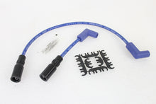 Load image into Gallery viewer, Accel 8mm S/S Spiral Core Ignition Wire Set Blue 2000 / 2017 FXST 2000 / 2017 FLST