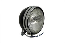 Load image into Gallery viewer, Replica 5-3/4 Round Black Headlamp 1974 / 1984 FX 1974 / 1984 FXE 1974 / 1994 XL
