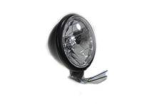 Load image into Gallery viewer, Black 5-3/4 Round Faceted Headlamp Assembly 0 /  Custom application