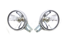 Load image into Gallery viewer, Replica Chrome Guide Spotlamp Set 6 Volt 1938 / 1940 EL 1941 / 1957 FL