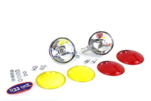 Load image into Gallery viewer, Replica Chrome Guide Spotlamp Set 6 Volt 1938 / 1940 EL 1941 / 1957 FL