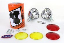 Load image into Gallery viewer, Replica Chrome Guide Spotlamp Set 6 Volt 1938 / 1940 EL 1941 / 1957 FL
