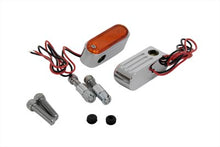 Load image into Gallery viewer, Chrome Marker Lamp Set with Amber Lens 0 /  Custom application