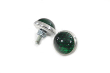 Load image into Gallery viewer, License Plate Frame Reflectors Green Glass 0 /  Custom application