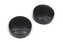 Load image into Gallery viewer, Replica Eaton Style Gas Cap Set Vented Black 1936 / 1940 EL 1941 / 1964 FL 1938 / 1948 UL