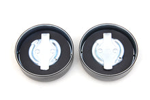 Load image into Gallery viewer, Replica Eaton Style Gas Cap Set Vented Black 1936 / 1940 EL 1941 / 1964 FL 1938 / 1948 UL