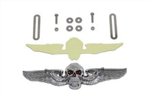 Load image into Gallery viewer, Skull Wing License Plate Ornament 0 /  Custom application