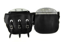 Load image into Gallery viewer, Replica Black Leather Saddlebag Set 1936 / 1940 EL 1941 / 1946 FL
