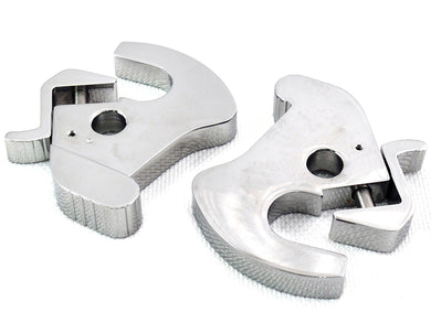 Chrome Rotary Latch Kit 0 /  All with detachable side plates and Tour-Pak luggage carriers