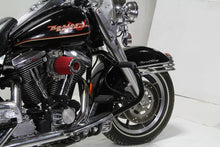 Load image into Gallery viewer, Black Front Engine Bar with Footpeg Pads 1997 / 2008 FLT