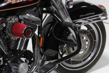 Load image into Gallery viewer, Black Front Engine Bar with Footpeg Pads 1997 / 2008 FLT