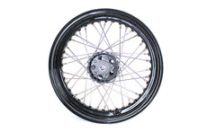 Load image into Gallery viewer, 16" x 3.00 KH Type Star Hub Wheel Black 1948 / 1966 FL