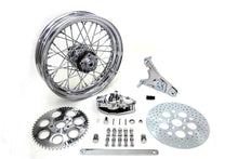 Load image into Gallery viewer, 16" x 3.00 Rear Wheel Kit with Caliper Chrome 1973 / 1985 FX 1973 / 1985 FL