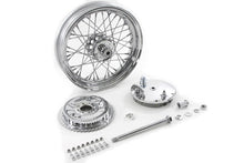 Load image into Gallery viewer, 16" x 3.00 Wheel and Brake Drum Assembly Chrome 1975 / 1978 XL Rear