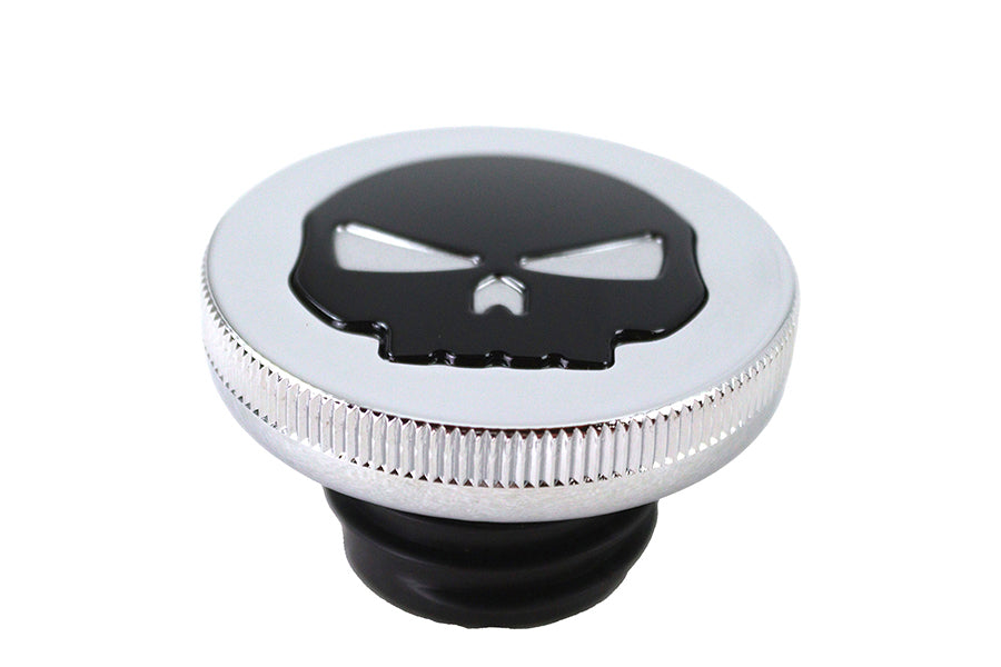 Chrome Skull Gas Cap 1996 / UP FL 1996 / UP FLST 1996 / UP FXD