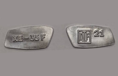 1948-1957 Neck Hallmark Number Plate Set 1948 / 1957 FL