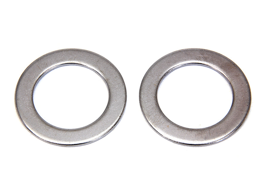 Fork Tube Plug Chrome Washer 1977 / 1984 FX 1986 / UP FLST 1984 / UP FXST