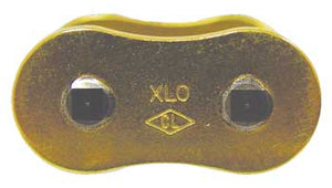 Chain Rear Xlo O-Ring Diamond Extra Length App-Cut Brass Plt Finish Size 530 120 Pitches
