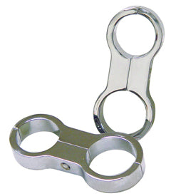 Oil Cooler Standoff Clamps Chrome Plated Use With #89000 Oil Cooler 1-1 / 8" X 1-1 / 8" Aluminum