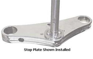 Head Cups W / Internal Fork Stop Big Twin W / Custom Lower Fork Bracket Inc Mounting Screws Stainless Steel